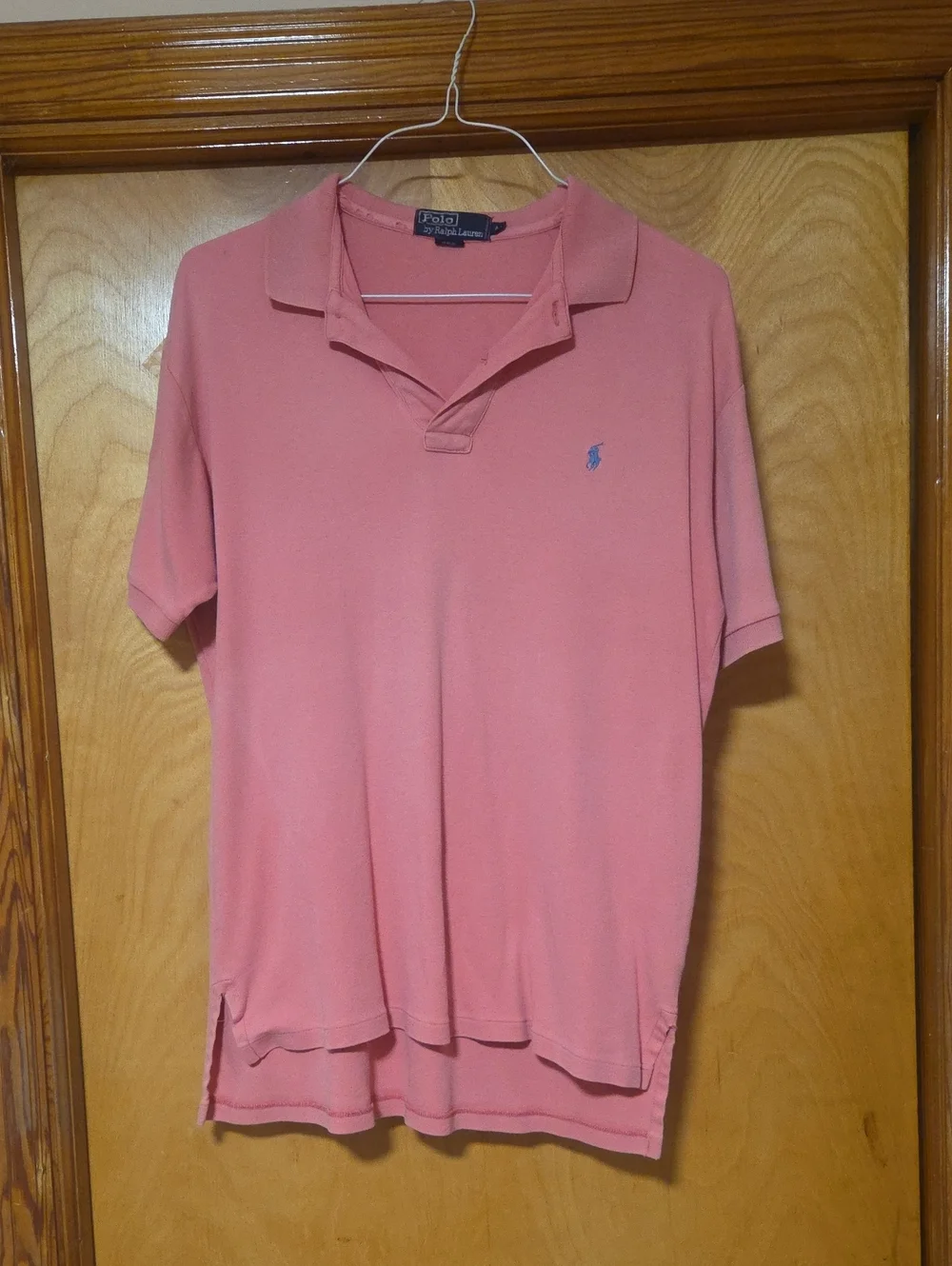 Polo by Ralph Lauren Salmon Pink Short-Sleeve Polo Size M